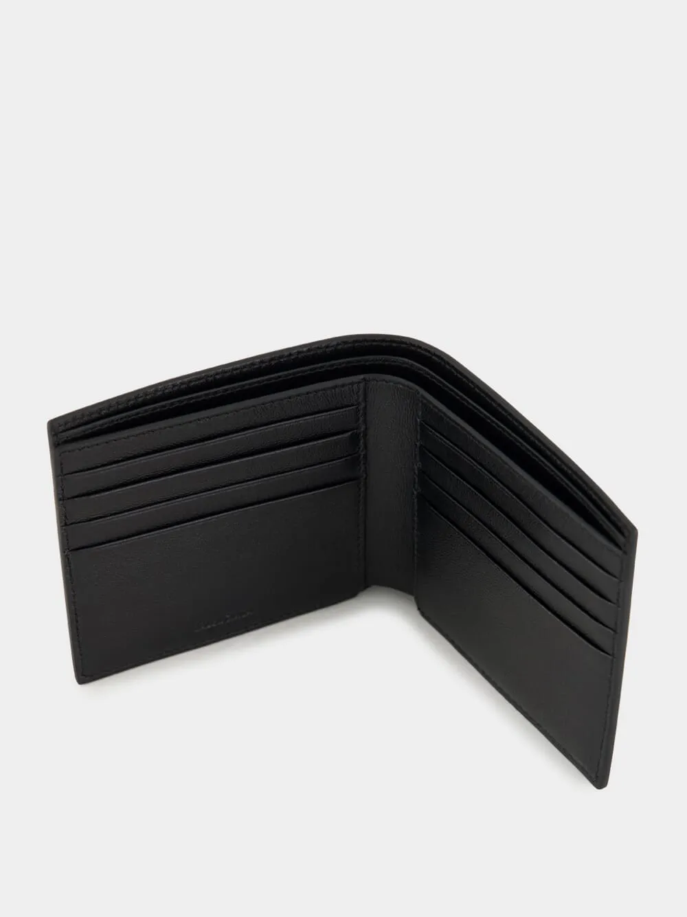 Black Cash Square Folded Leather Wallet sold by Fashion Clinic product image thumbnail 3