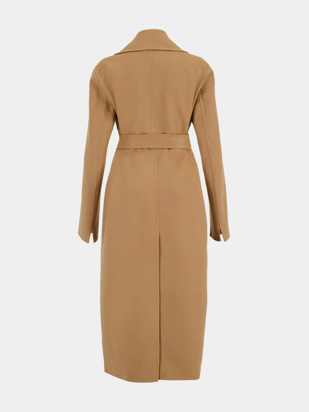 New Camel Double-Face Wrap Coat sold by Fashion Clinic product image thumbnail 2