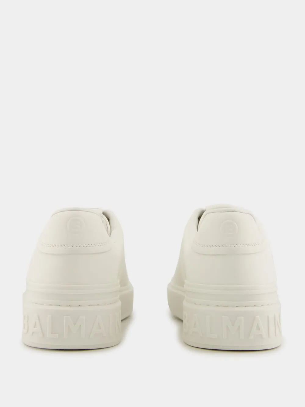 White B-Court Calfskin Trainers sold by Fashion Clinic product image thumbnail 5