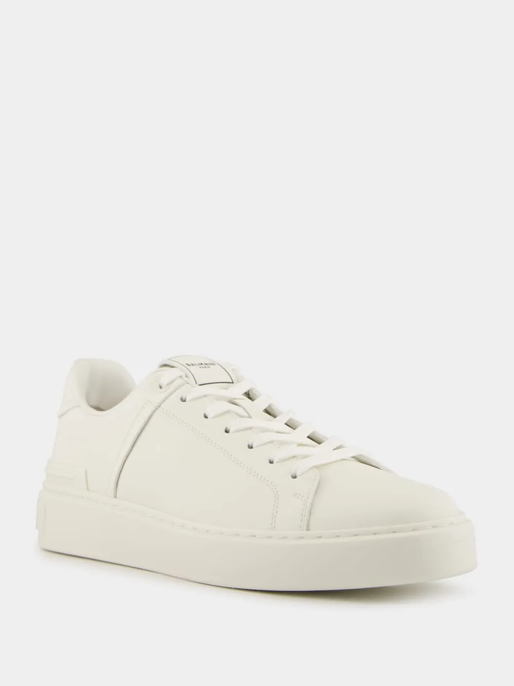 White B-Court Calfskin Trainers sold by Fashion Clinic product image thumbnail 2