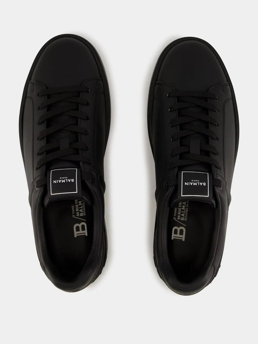 Black B-Court Calfskin Trainers sold by Fashion Clinic product image thumbnail 4