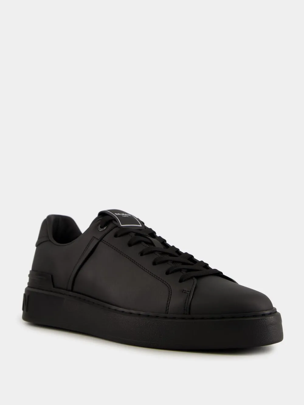 Black B-Court Calfskin Trainers sold by Fashion Clinic product image thumbnail 2