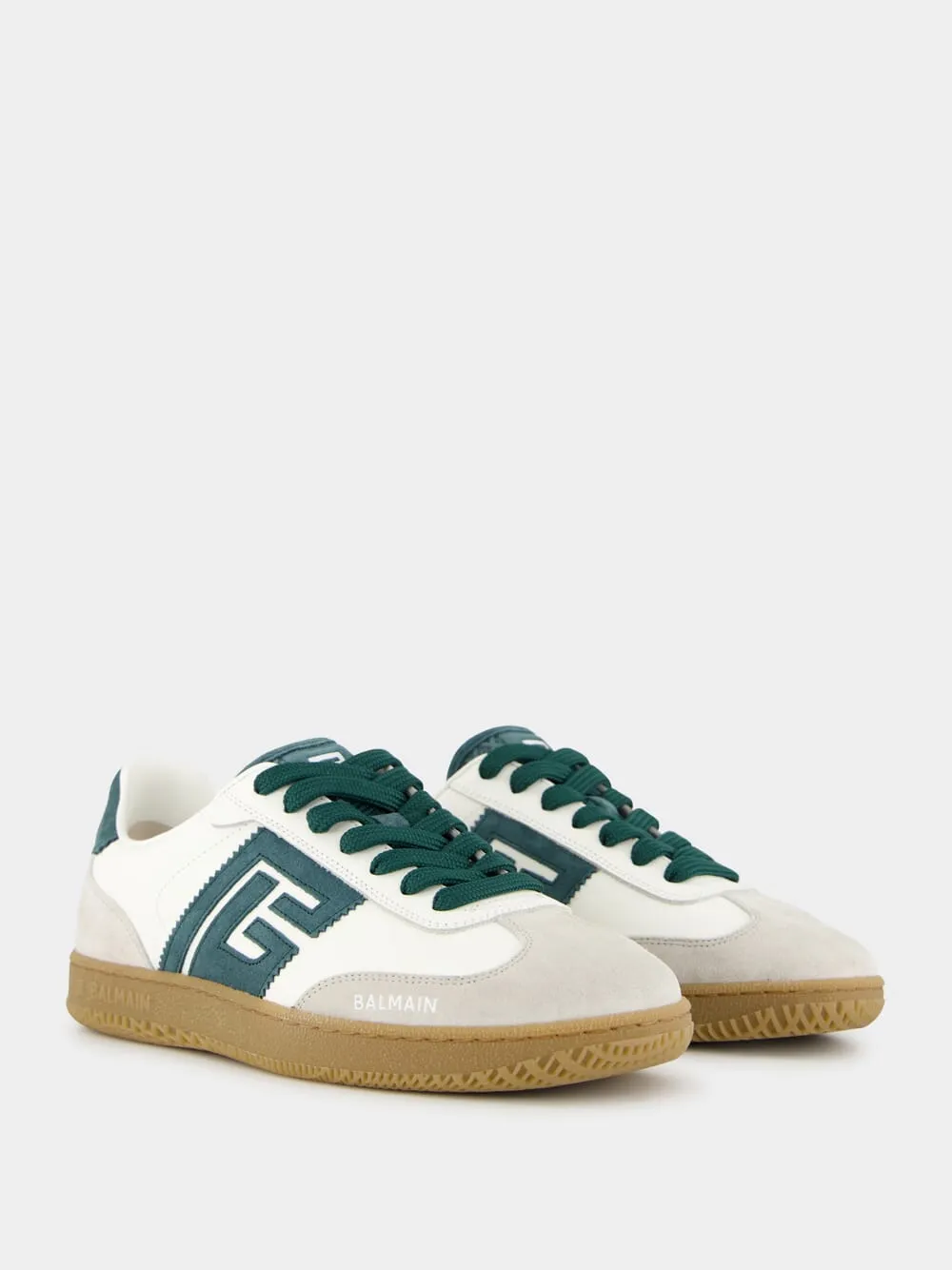 White Swan Leather and Suede Trainers sold by Fashion Clinic product image thumbnail 4