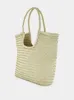 Pearl NS Diagonal Triple Jump Leather Tote sold by Fashion Clinic
