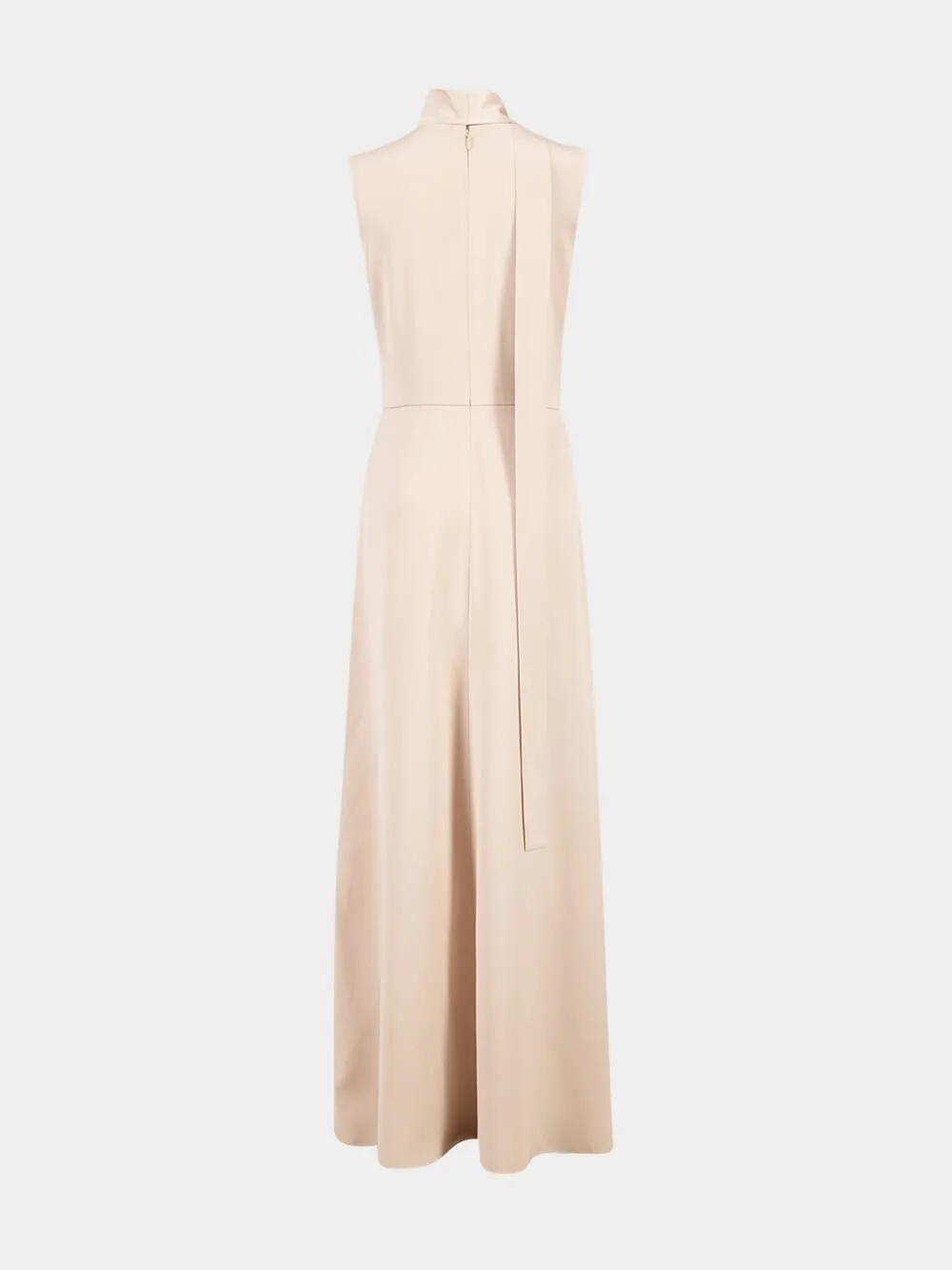 Champagne Silk Long Dress sold by Fashion Clinic product image thumbnail 3