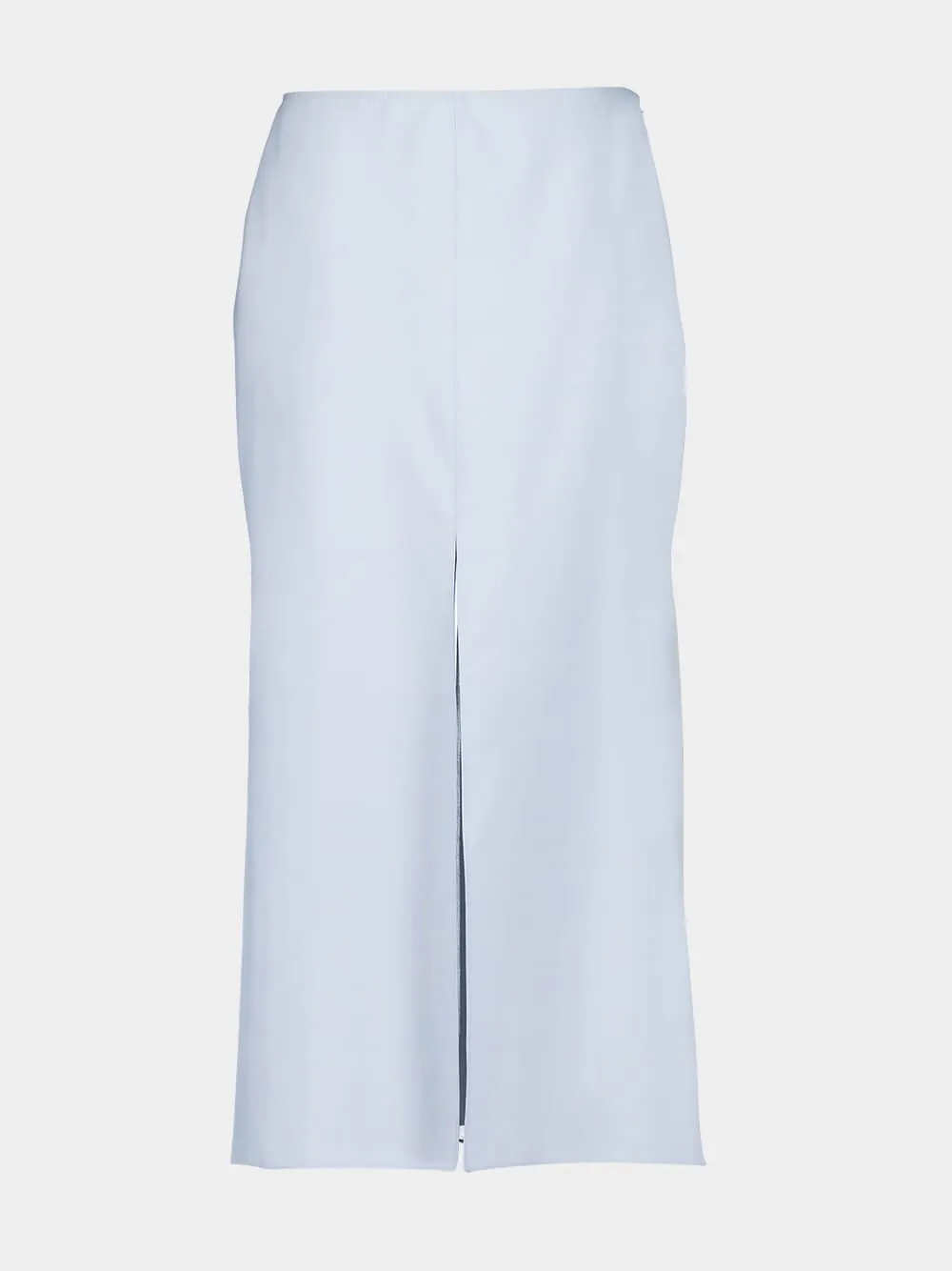 Light Blue Layered Midi Skirt sold by Fashion Clinic
