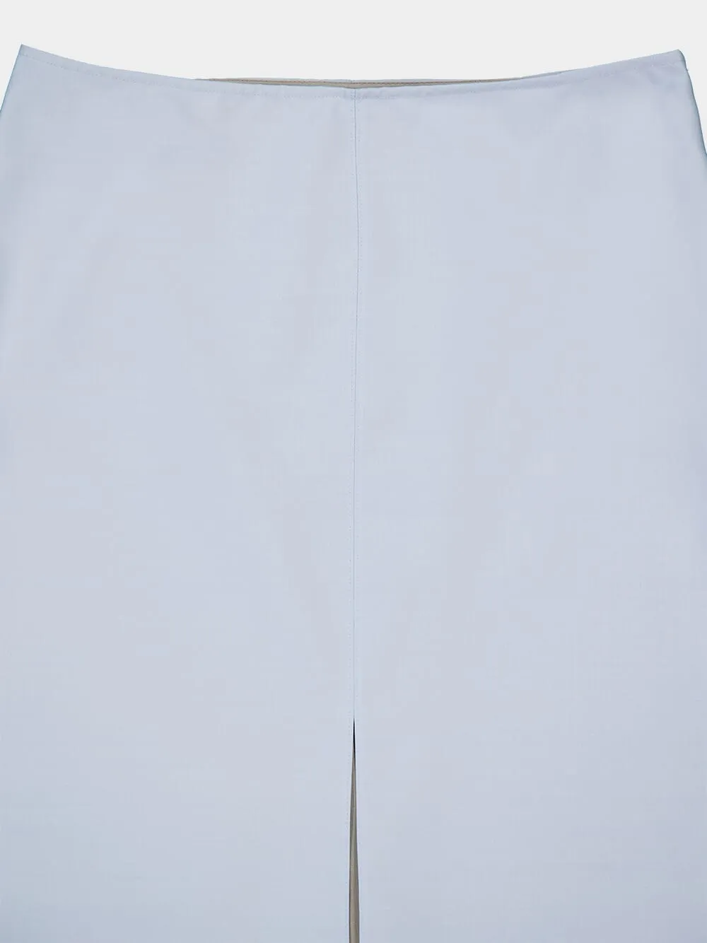 Light Blue Layered Midi Skirt sold by Fashion Clinic product image thumbnail 5