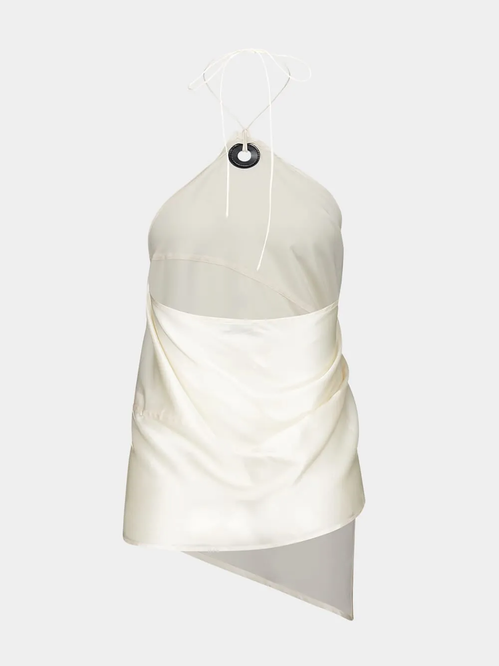 Asymmetric Silk Top sold by Fashion Clinic product image thumbnail 3