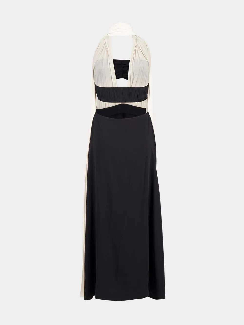 Rhodes Pleated Halter Neck Dress sold by Fashion Clinic product image thumbnail 3