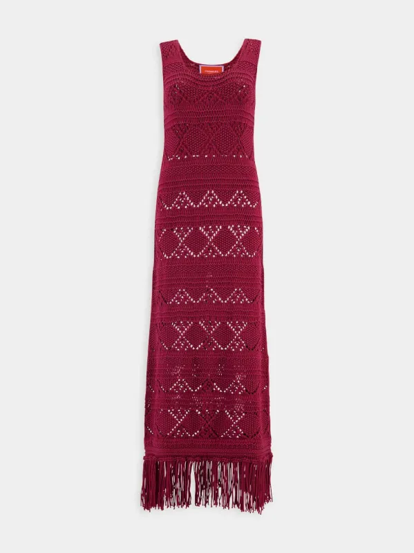 Red Tassel Dress sold by Fashion Clinic