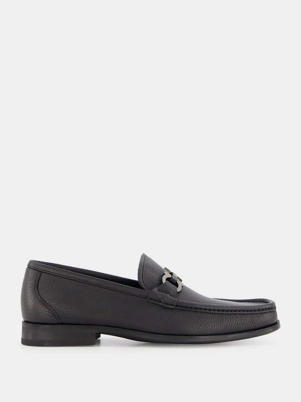Gancini Leather Moccasin sold by Fashion Clinic