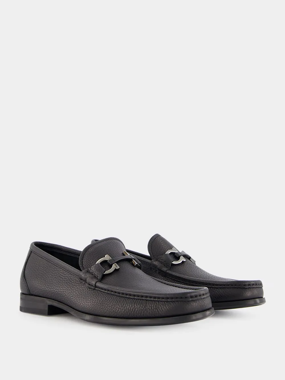 Gancini Leather Moccasin sold by Fashion Clinic product image thumbnail 3