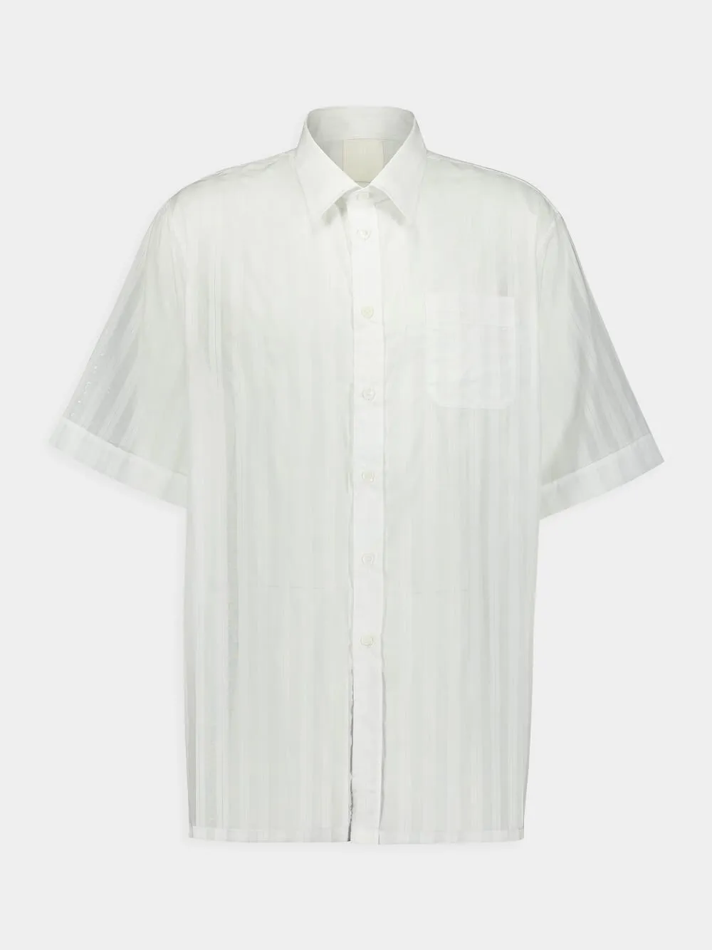 Cotton Voile Shirt With Stripes sold by Fashion Clinic product image thumbnail 2