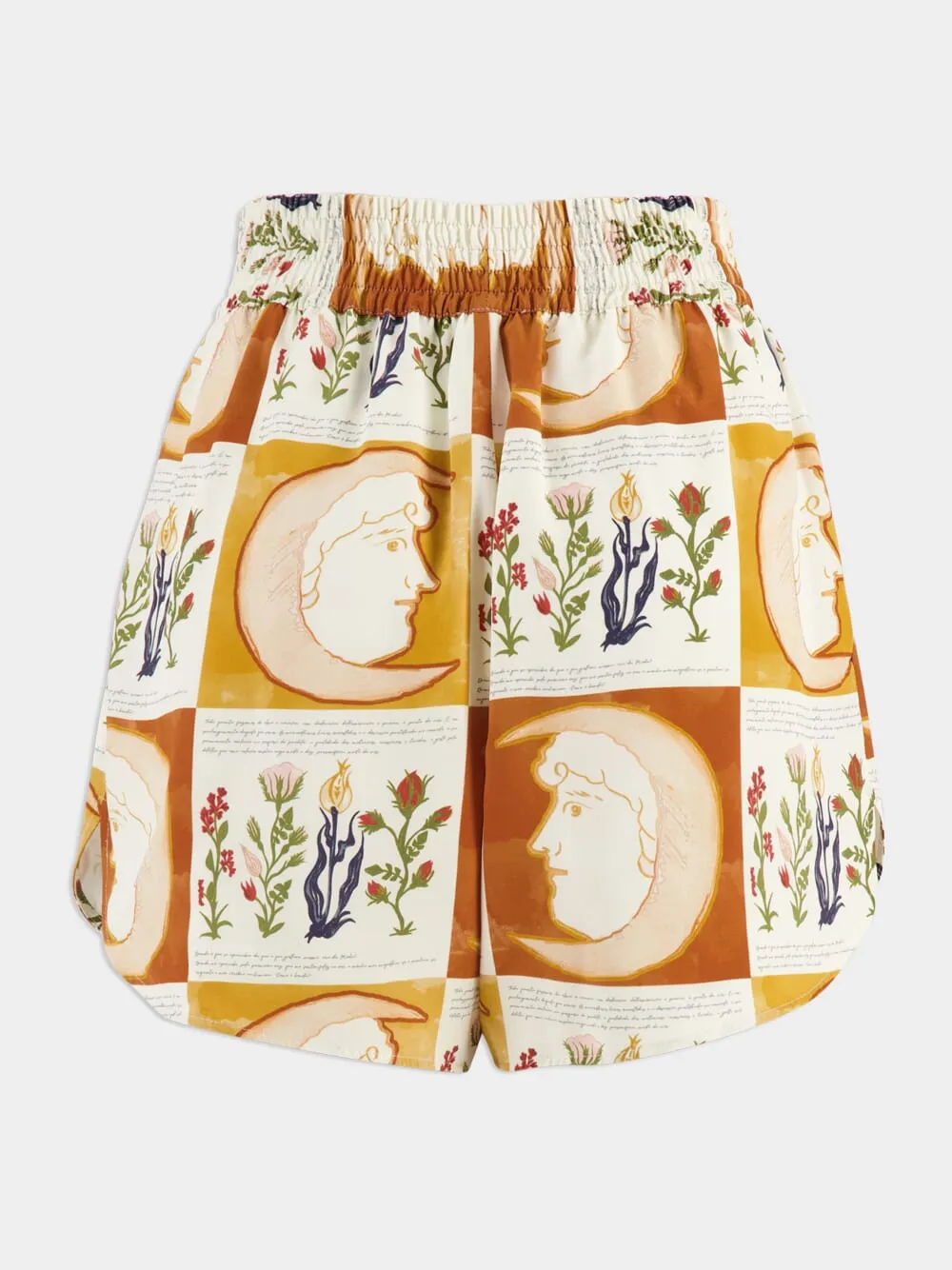 Calcita Printed Silk Crepe Shorts sold by Fashion Clinic product image thumbnail 4