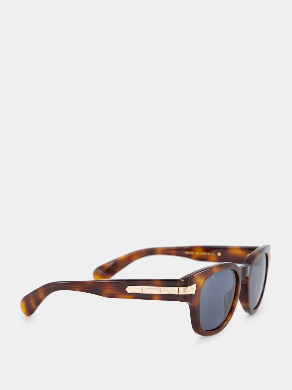 Tortoiseshell Oval-Shaped Frame Sunglasses sold by Fashion Clinic product image thumbnail 2