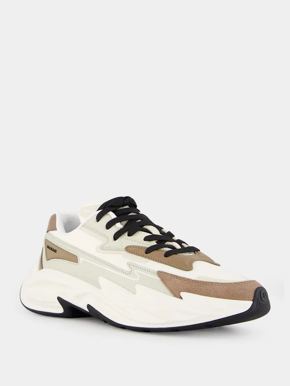 Run-Row Leather and Nylon Sneakers sold by Fashion Clinic product image thumbnail 2