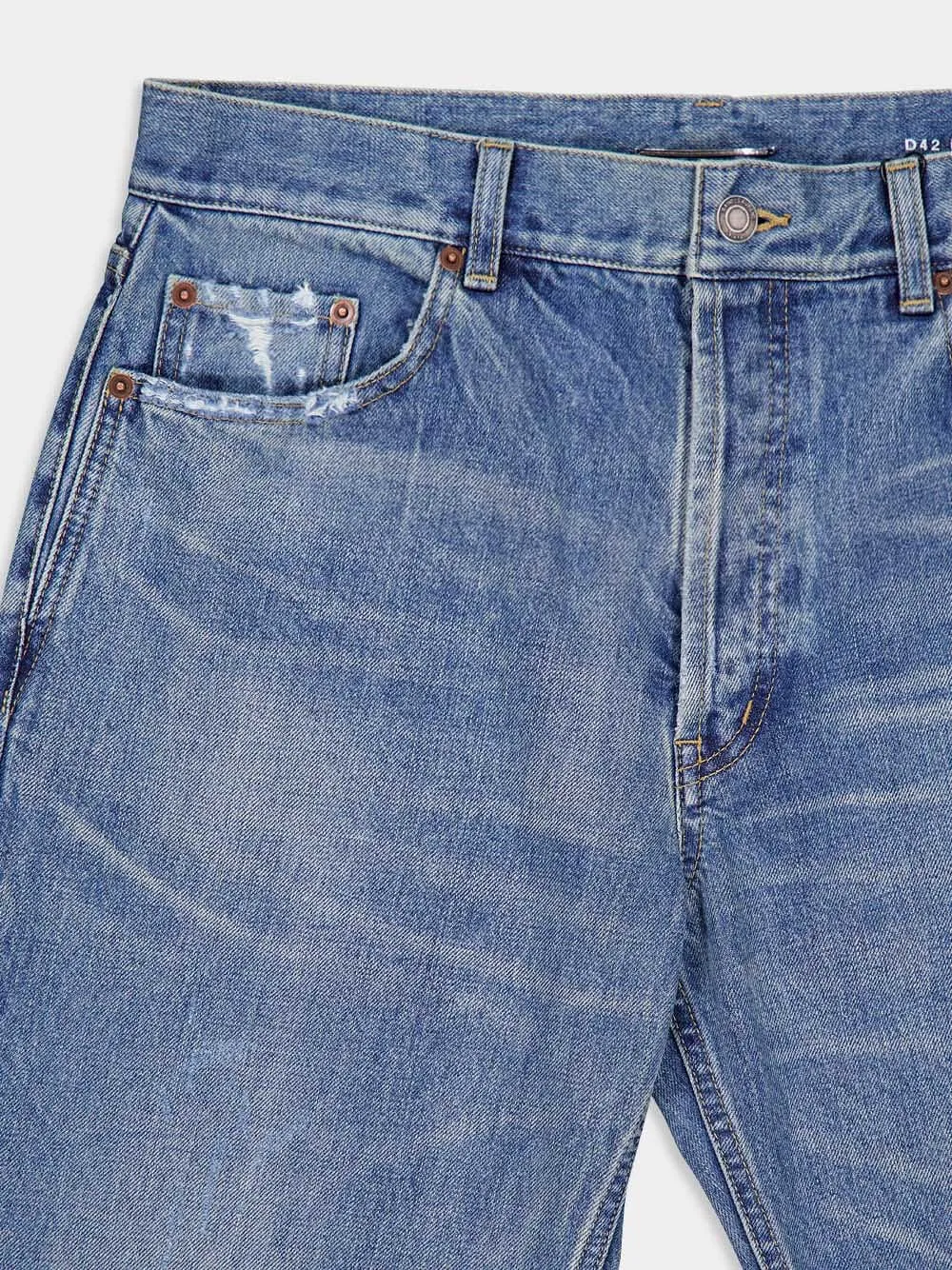 Charlotte Blue Denim Jeans sold by Fashion Clinic product image thumbnail 3