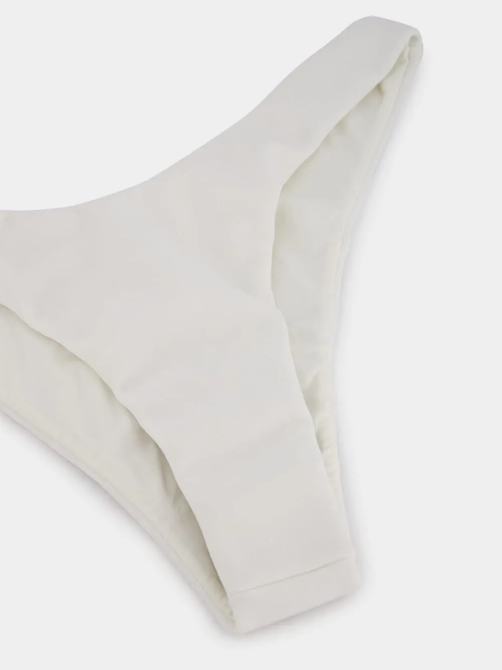 White Leila Bikini Bottom sold by Fashion Clinic product image thumbnail 3