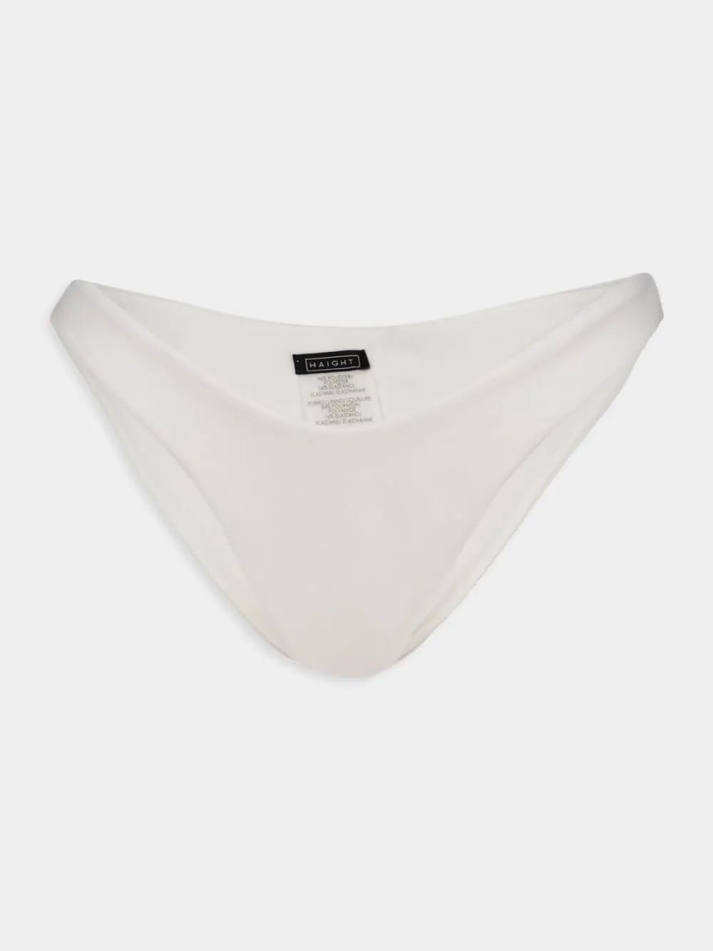 White Leila Bikini Bottom sold by Fashion Clinic
