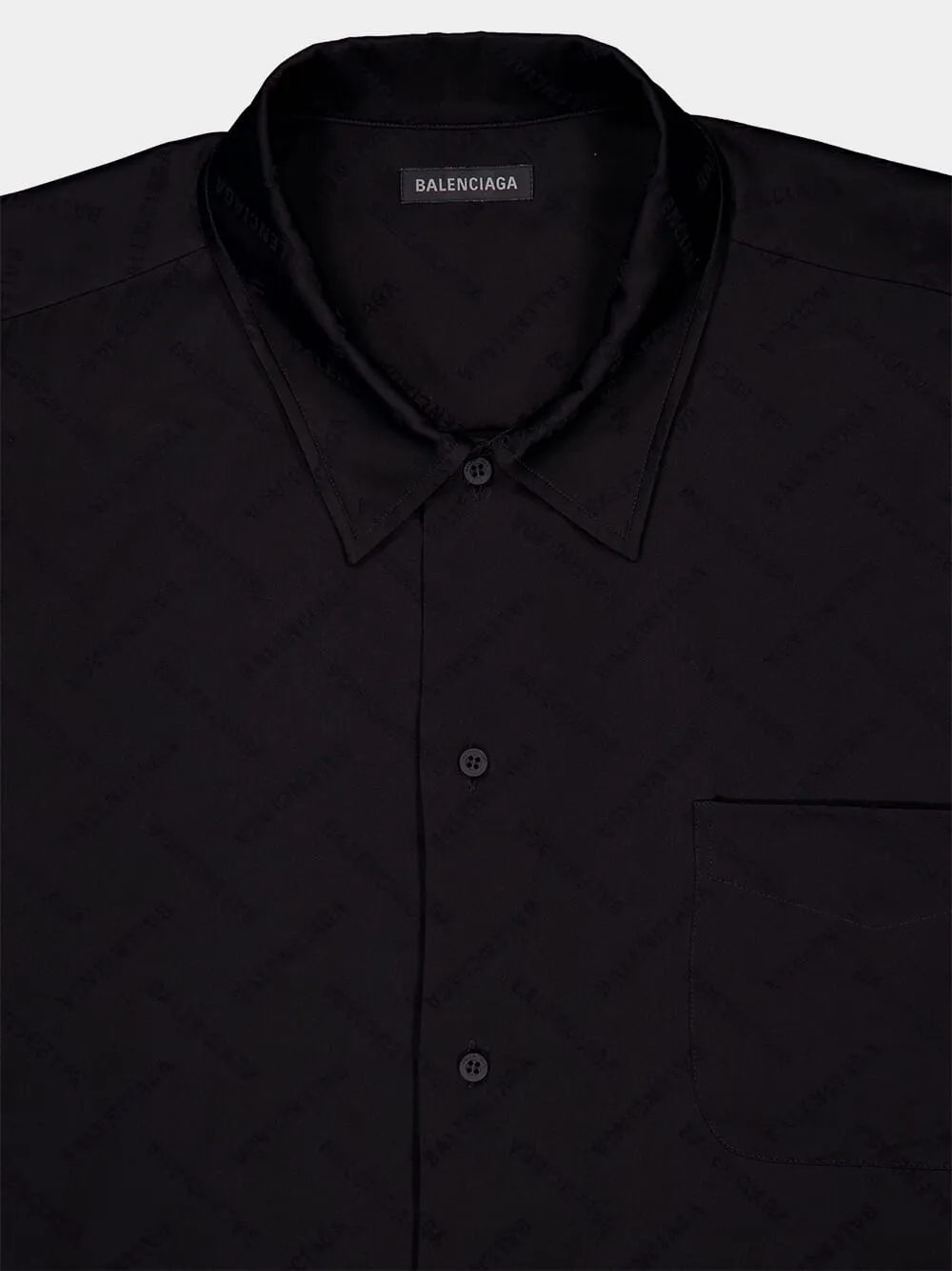 Satin Logo Shirt sold by Fashion Clinic product image thumbnail 3