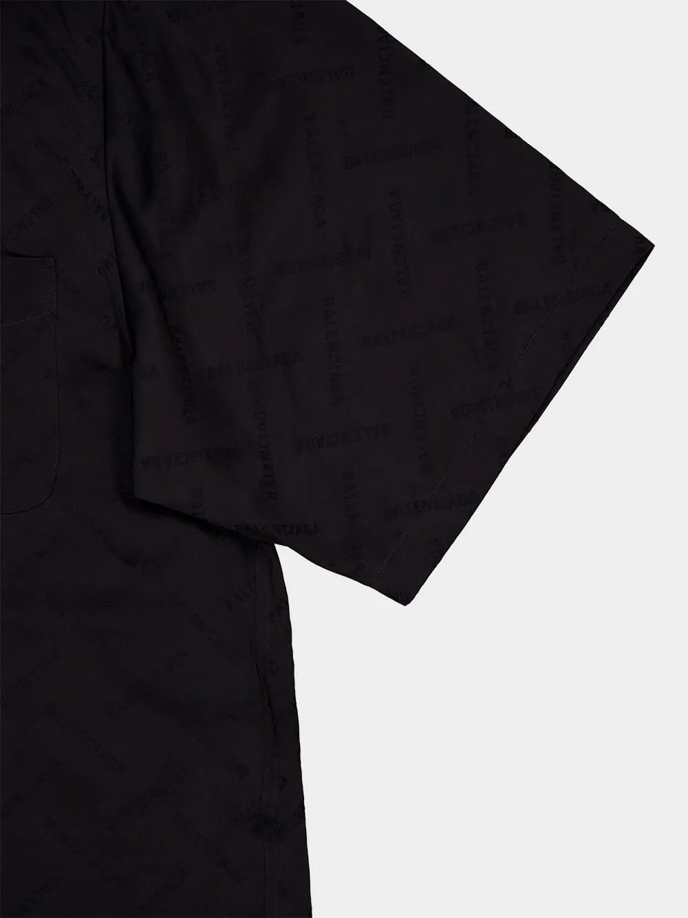 Satin Logo Shirt sold by Fashion Clinic product image thumbnail 4