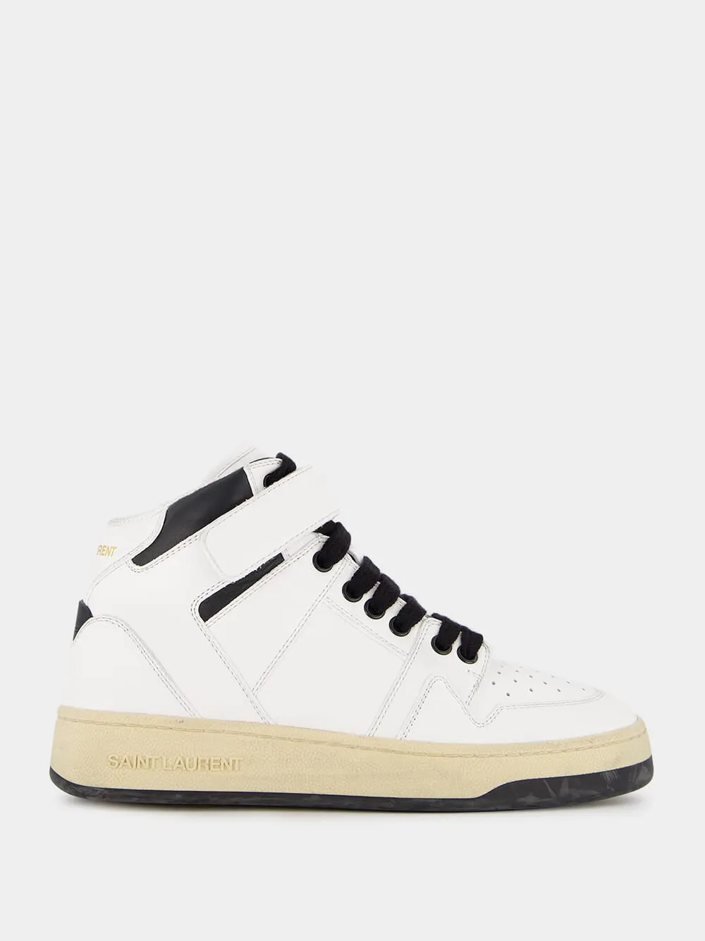 Round Toe High-Top Sneakers sold by Fashion Clinic