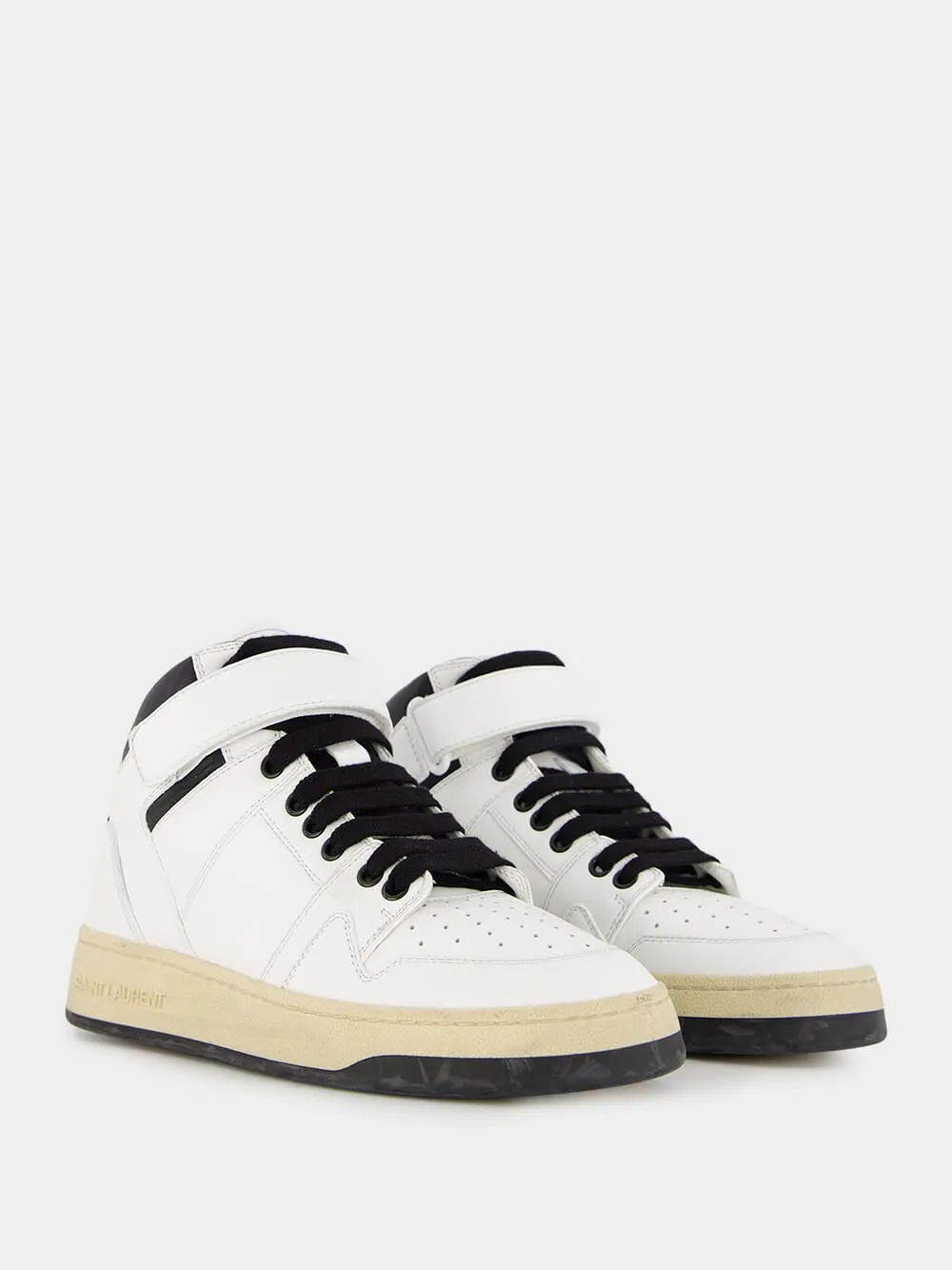 Round Toe High-Top Sneakers sold by Fashion Clinic product image thumbnail 3