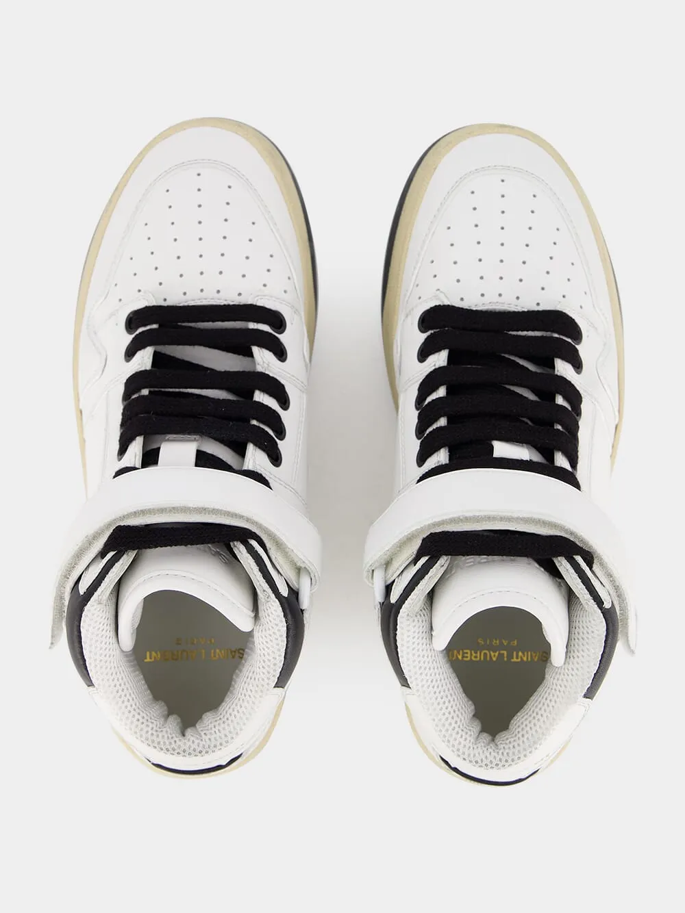 Round Toe High-Top Sneakers sold by Fashion Clinic product image thumbnail 4