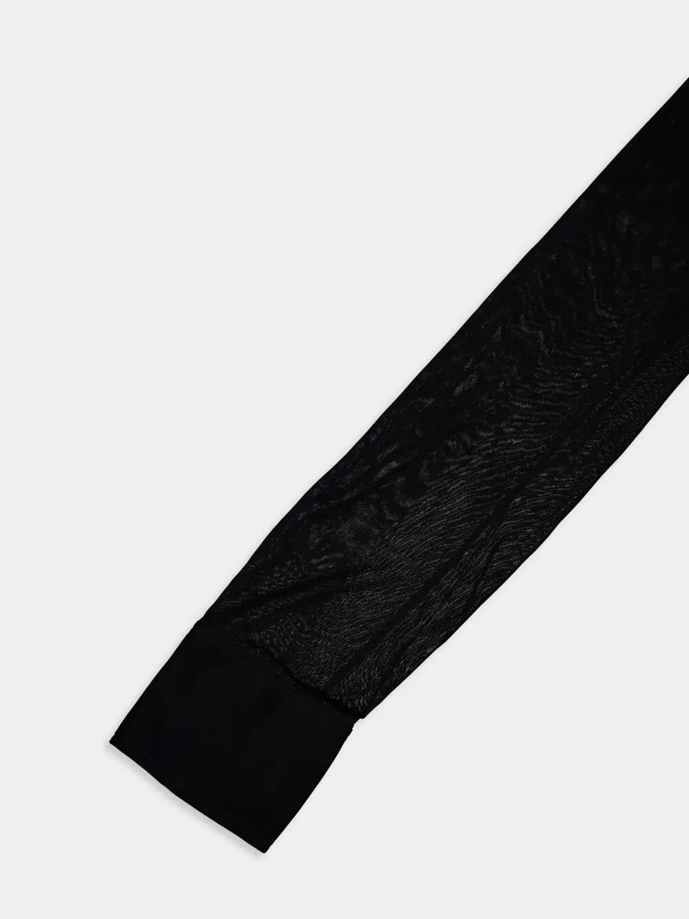 Semi-Sheer Crepe Jersey Shirt sold by Fashion Clinic product image thumbnail 4