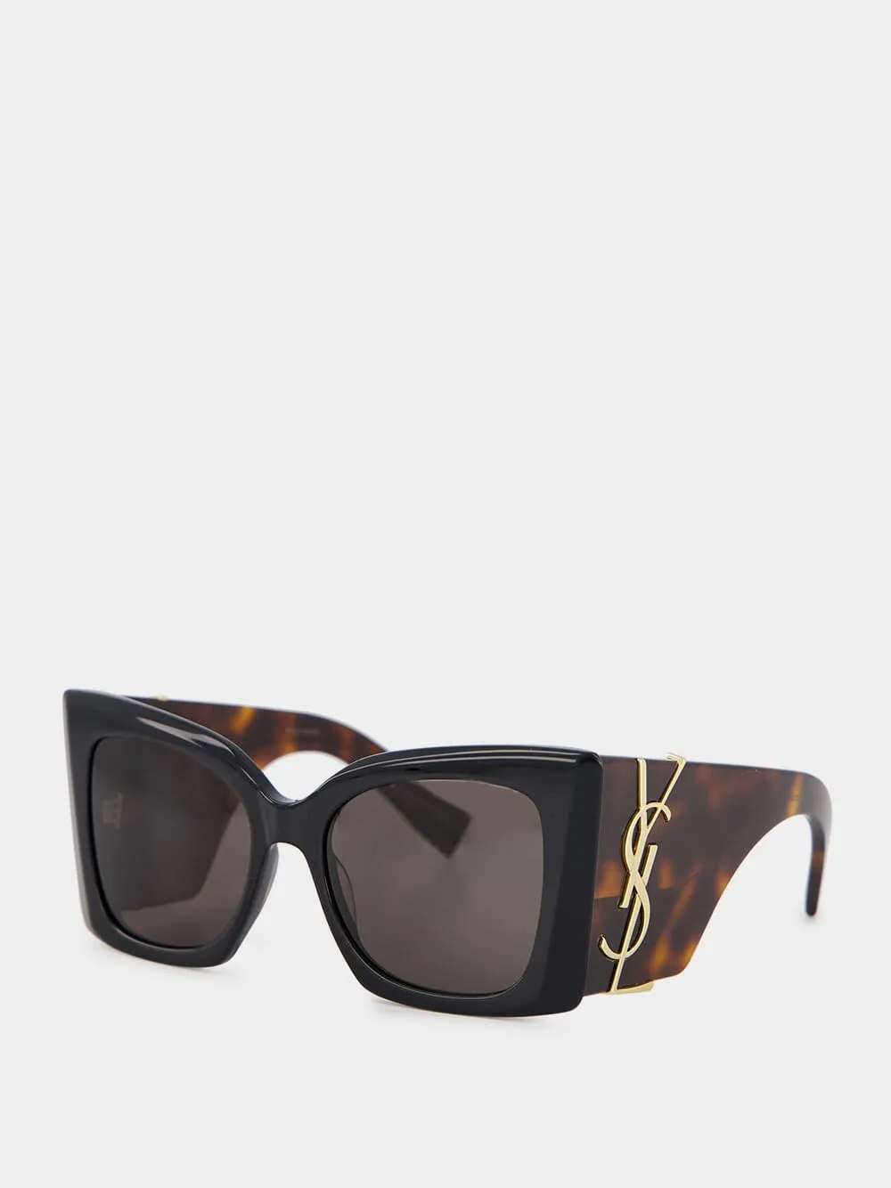 SL M119 Black and Havana Cat-Eye Sunglasses sold by Fashion Clinic product image thumbnail 3