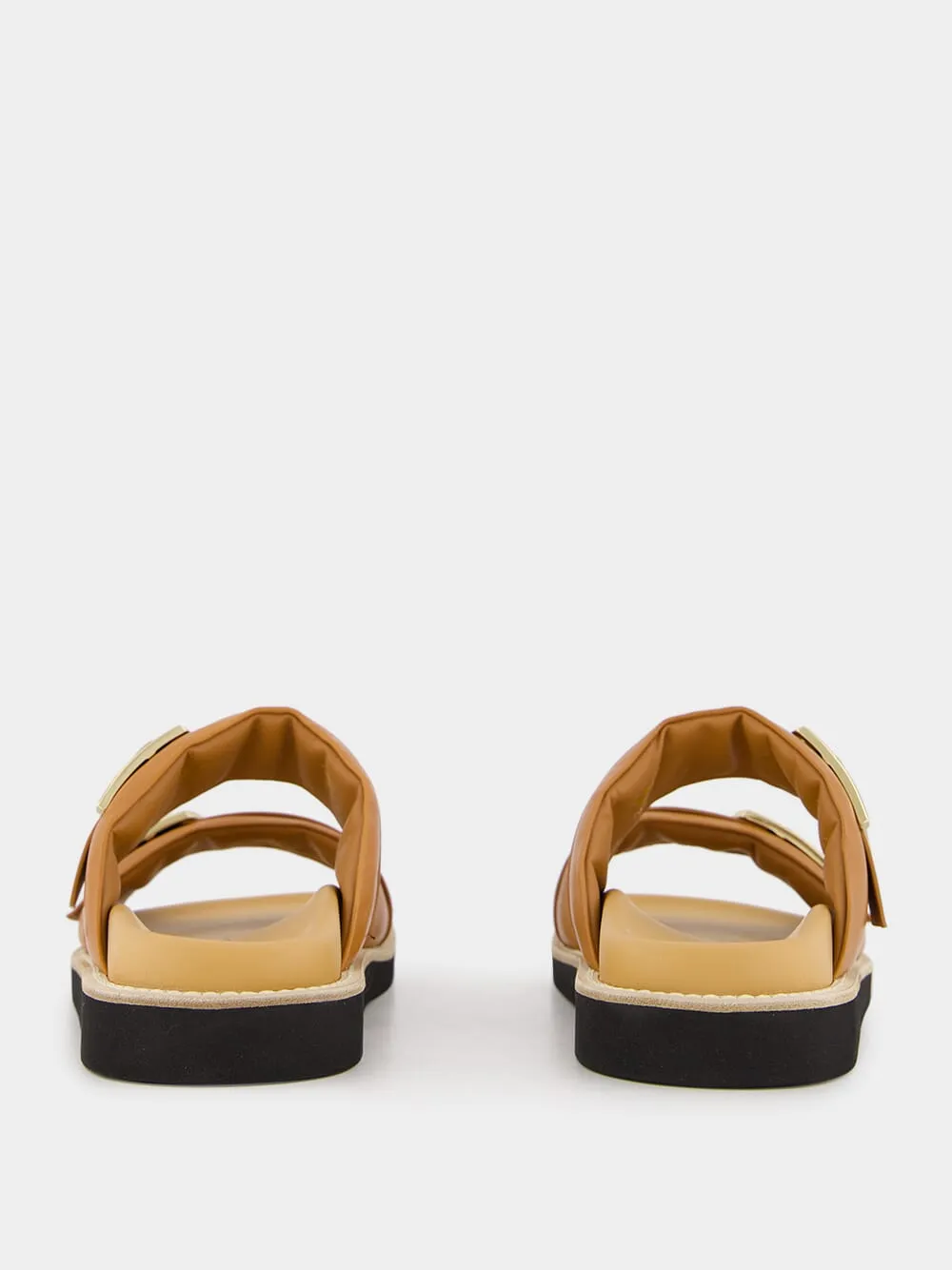 Brown Leather Sandals sold by Fashion Clinic product image thumbnail 5