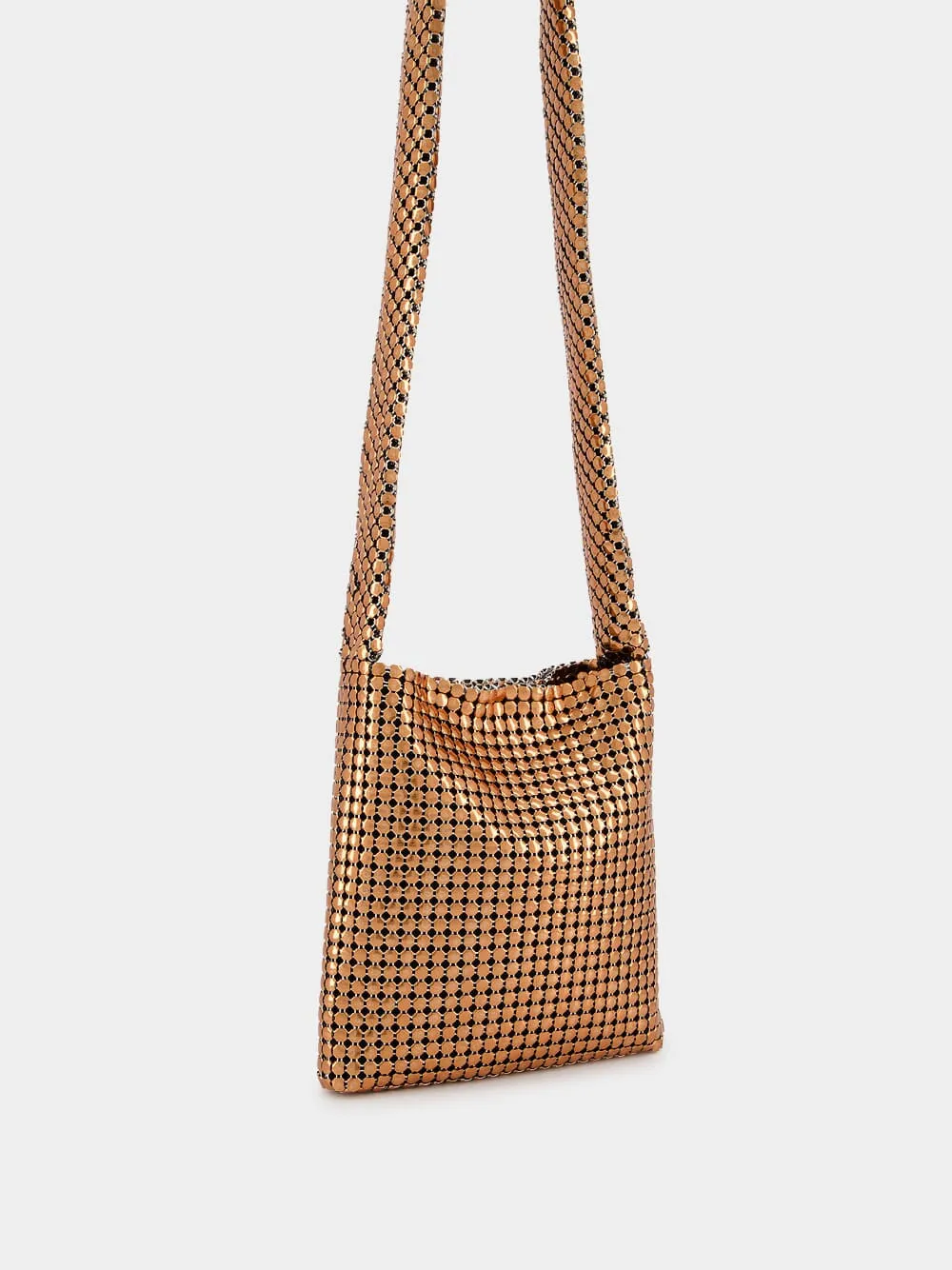 Copper Pixel Chainmail Bag sold by Fashion Clinic product image thumbnail 2