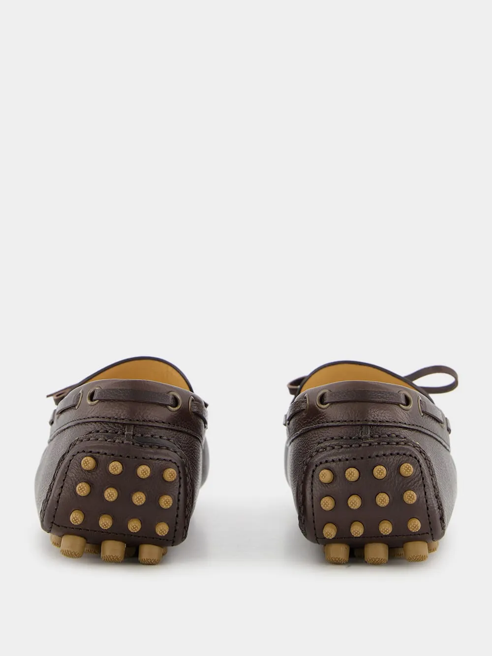 Driver Brown Leather Loafers sold by Fashion Clinic product image thumbnail 5