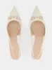 White Horsebit Slingback 45mm Pump sold by Fashion Clinic