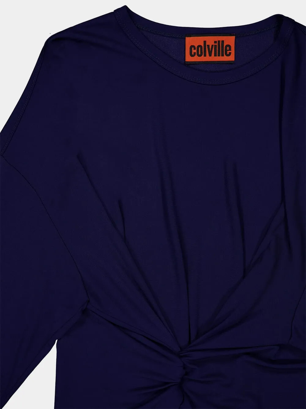 Cinched Navy Top sold by Fashion Clinic product image thumbnail 3