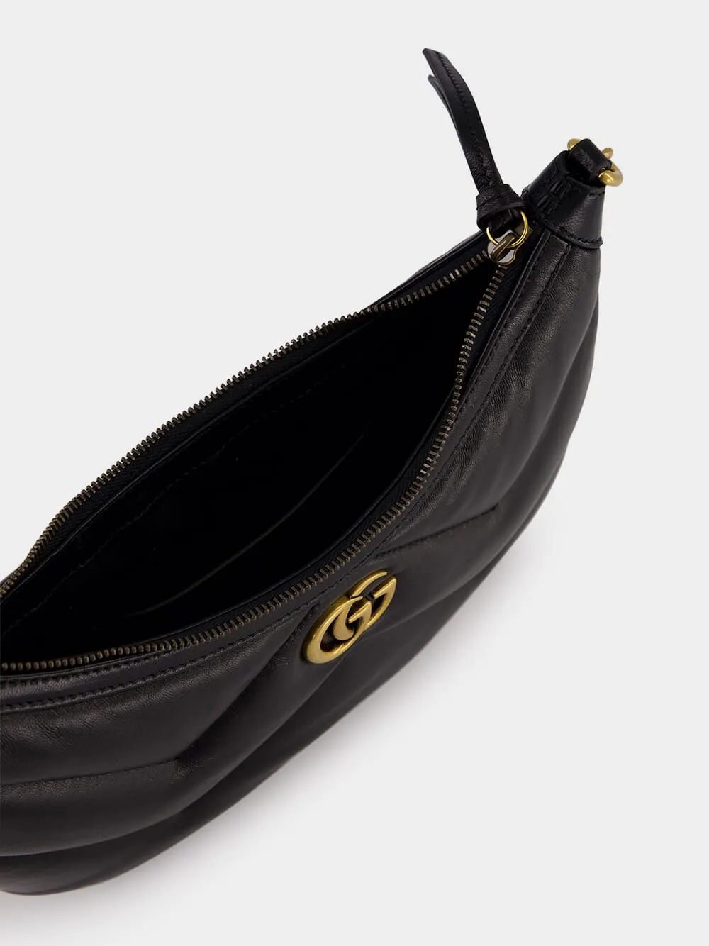GG Marmont Black Leather Bag sold by Fashion Clinic product image thumbnail 4