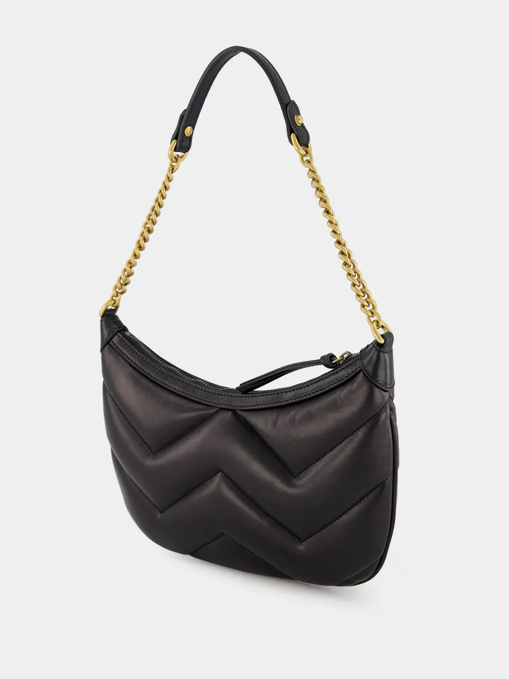 GG Marmont Black Leather Bag sold by Fashion Clinic product image thumbnail 3