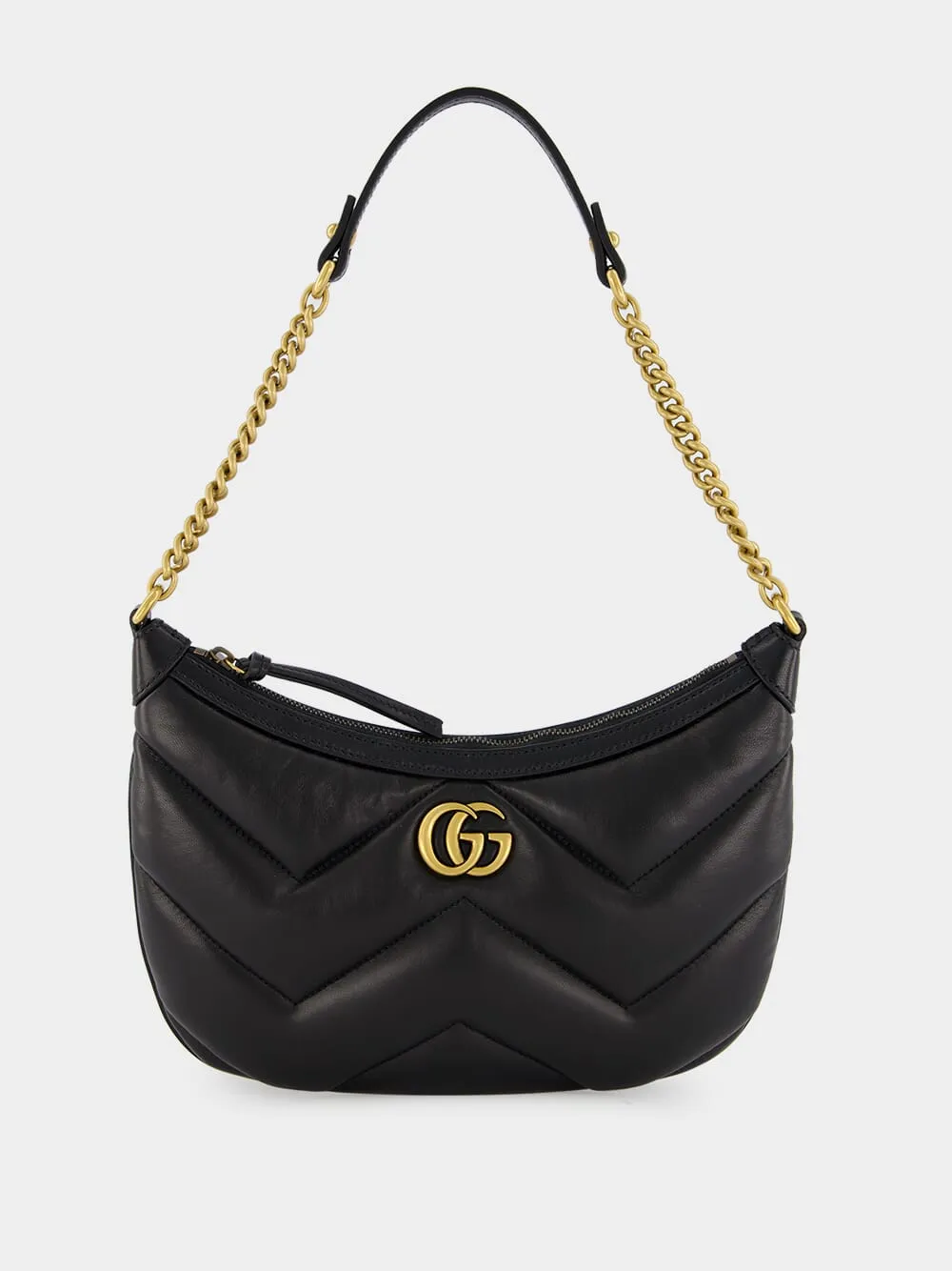GG Marmont Black Leather Bag sold by Fashion Clinic