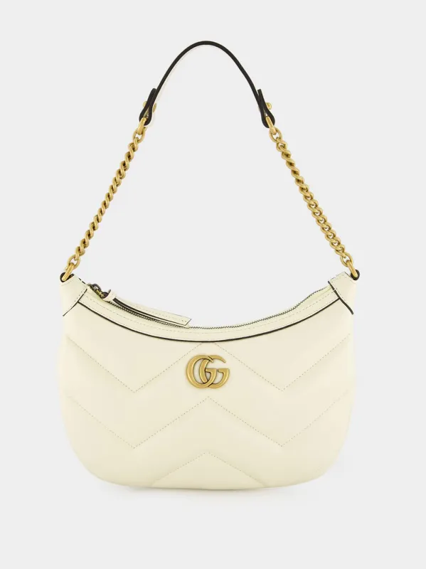 GG Marmont White Leather Bag sold by Fashion Clinic