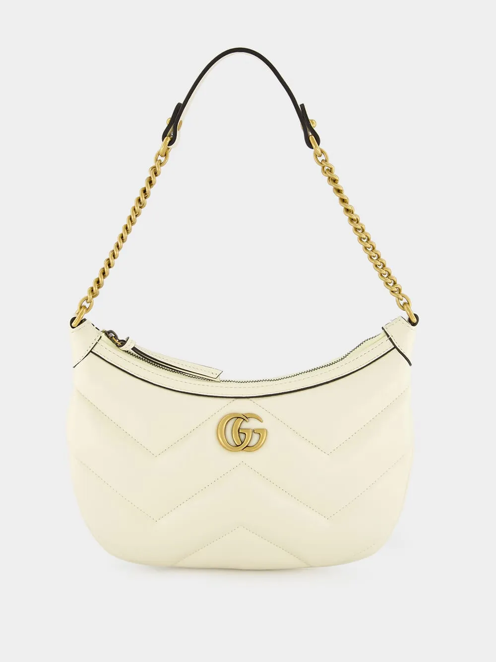 GG Marmont White Leather Bag sold by Fashion Clinic