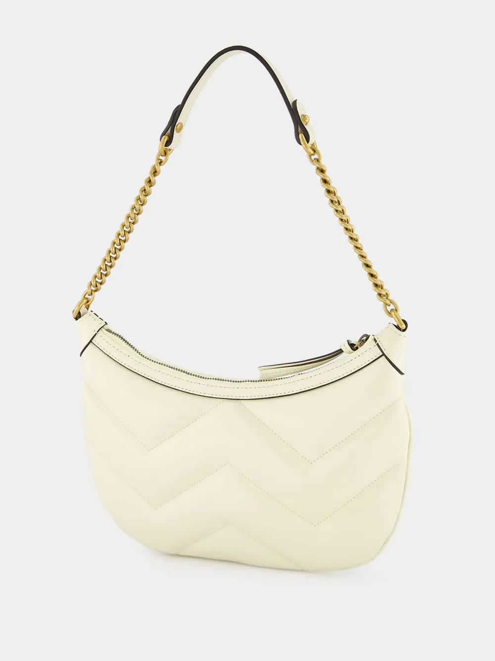 GG Marmont White Leather Bag sold by Fashion Clinic product image thumbnail 4