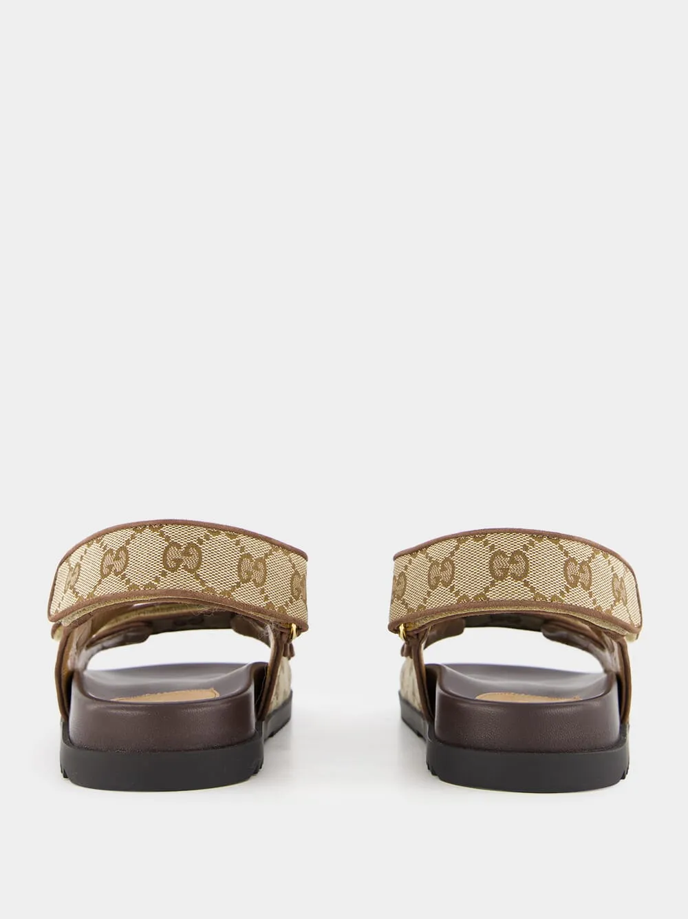 Beige GG Canvas Sandals sold by Fashion Clinic product image thumbnail 5