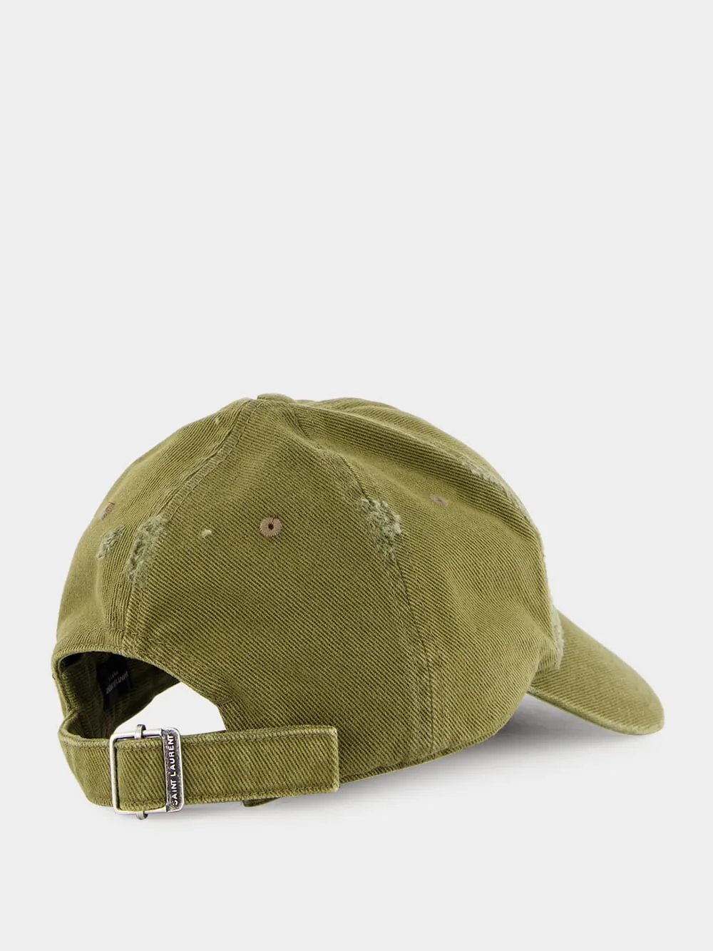 Cassandre Washed Khaki Denim Cap sold by Fashion Clinic product image thumbnail 2