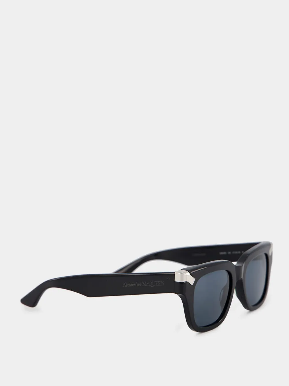 Punk Rivet Black Square Sunglasses sold by Fashion Clinic product image thumbnail 2
