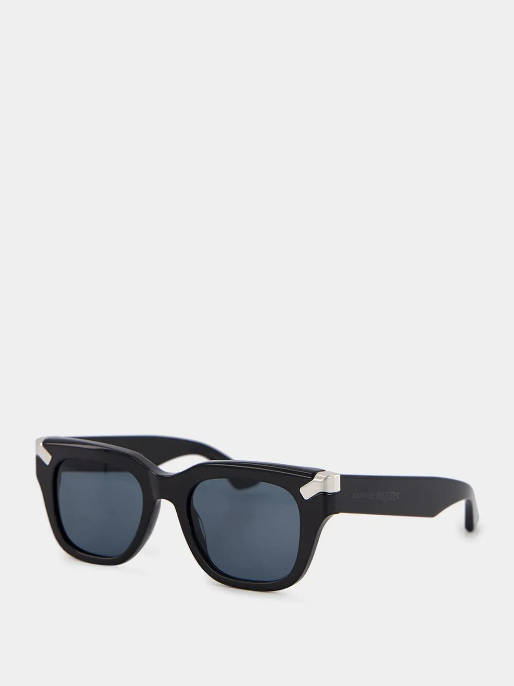 Punk Rivet Black Square Sunglasses sold by Fashion Clinic product image thumbnail 3