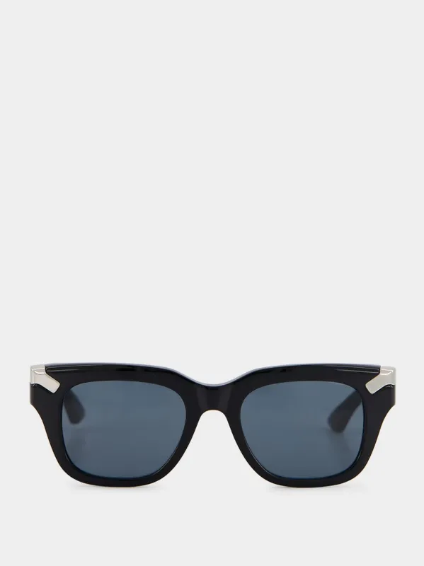Punk Rivet Black Square Sunglasses sold by Fashion Clinic