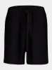 Black Linen Lounge Shorts sold by Fashion Clinic