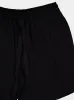 Black Linen Lounge Shorts sold by Fashion Clinic