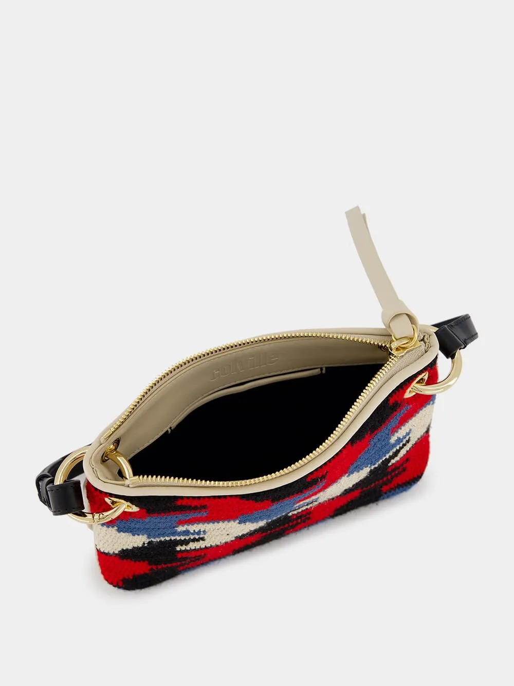 Tasca Arrow-Patterned Red Bag sold by Fashion Clinic product image thumbnail 5