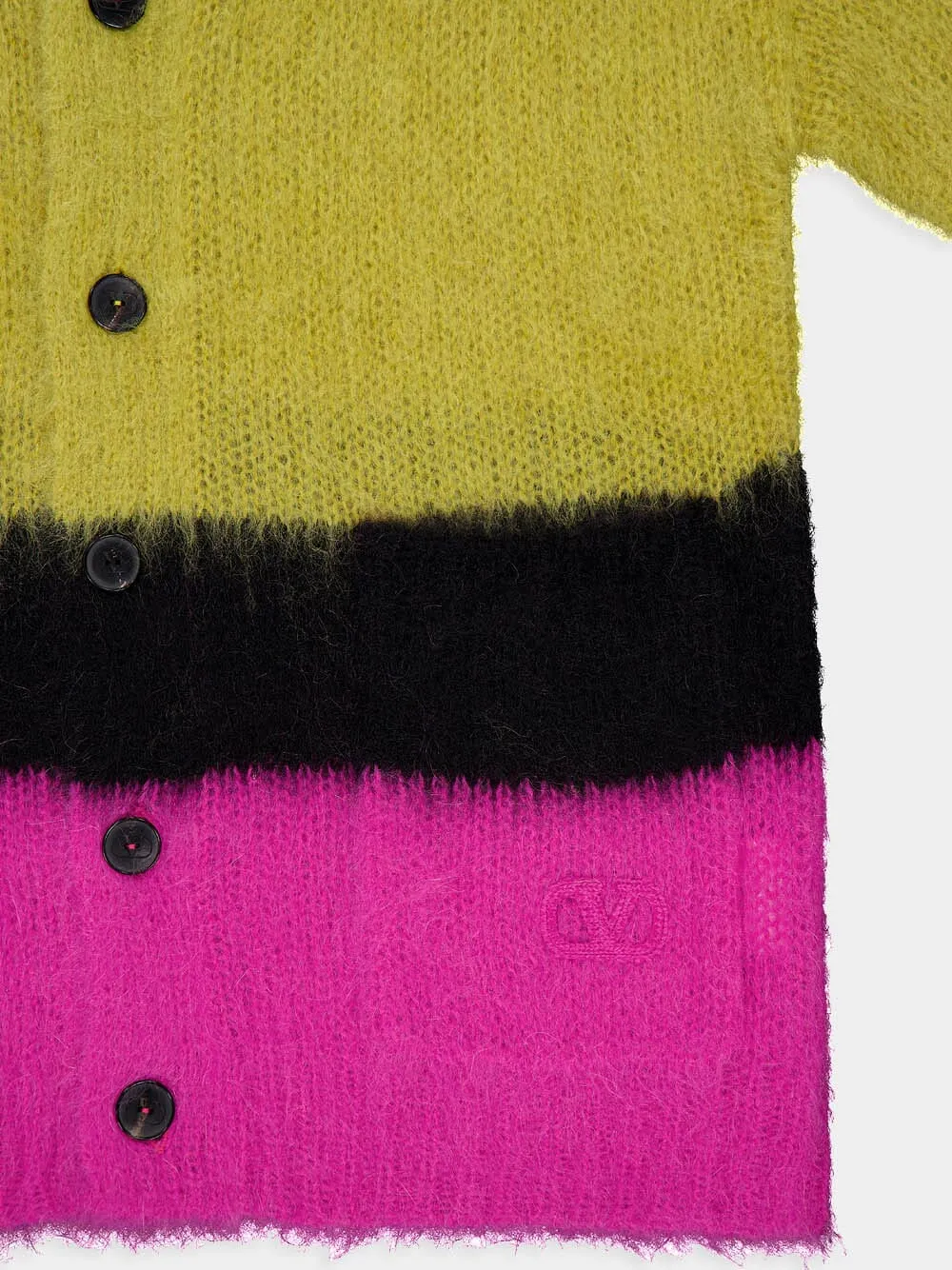 Striped Mohair Blend Cardigan sold by Fashion Clinic product image thumbnail 4